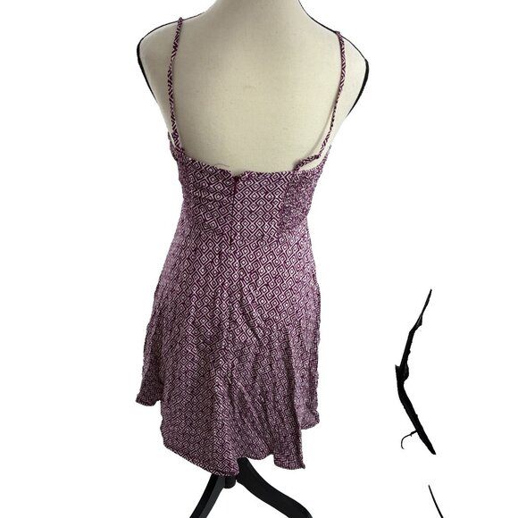 Old Navy Womens Fit and Flare Sundress Spaghetti Strap Patterned Size S - Picture 5 of 8